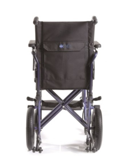 Carrozzina Pieghevole da Transito - Doppia Crociera e Telaio in Acciaio