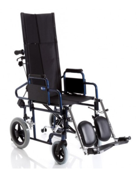 Carrozzina Pieghevole da Transito - Con Schienale Prolungato