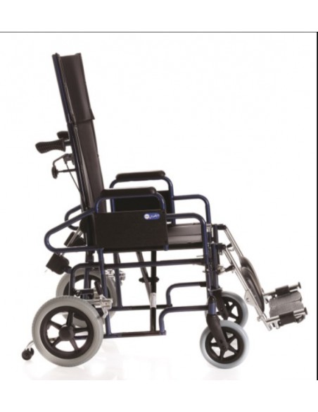 Carrozzina Pieghevole da Transito - Con Schienale Prolungato