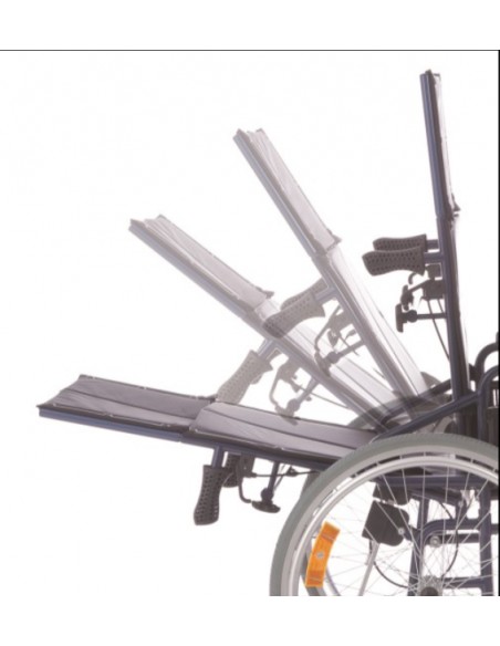 Carrozzina Pieghevole da Transito - Con Schienale Prolungato