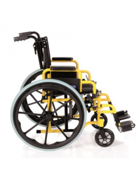 Carrozzina Pieghevole ad Autospinta per Bambini - Telaio in Acciaio Verniciato