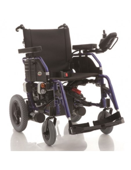 Carrozzina Elettrica Pieghevole - Completa di Cintura di Sicurezza