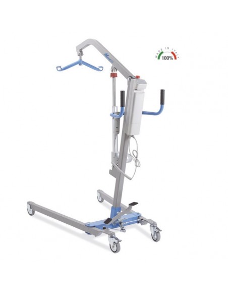 Sollevatore Elettrico per Disabili - Modello ad Ingombro Ridotto - Apertura Gambe a Pedale - Prodotto Italiano