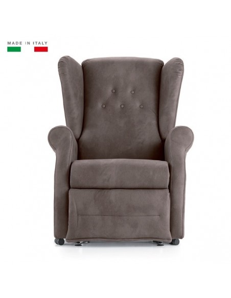 Poltrona Relax Elettrica a 2 Motori con Funzioni Lift/Relax/Bed - Con Roller