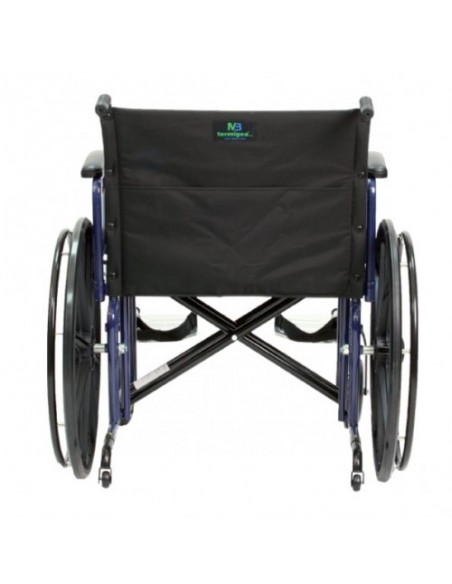 Carrozzina Bariatrica ad Autospinta - Doppia Crociera - Telaio Pieghevole Rinforzato